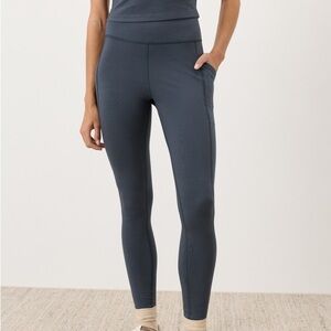 Pact organic cotton Navy Leggings - new